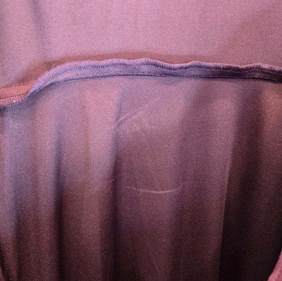 Pisarro Nights Maxi Gown Womens Sz 4 Red Wine Bead Bodice Lined Chiffon Overlay - Picture 16 of 16